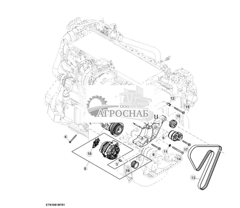 Генератор переменного тока и компрессор, 200 A, двигатель объемом 15,0 L ( - 807113) - ST946144 176.jpg